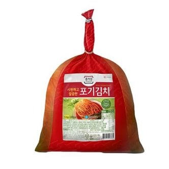  종가집 시원하고 깔끔한 포기김치 5kg 반찬 밀키트