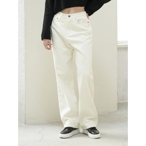 [기모] W1025 WIDE COTTON PANTS_CREAM