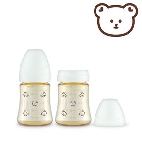 PPSU 돗꼼 200ml 젖병 트윈팩 (화이트)