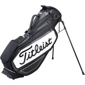 영국 타이틀리스트 골프 파우치 Titleist Premium Stand Bag 블랙/White 1756889