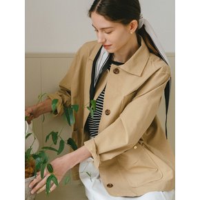 Nora French Work Jacket_Beige