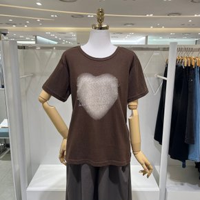 하트 비즈 레터링 티셔츠 508800