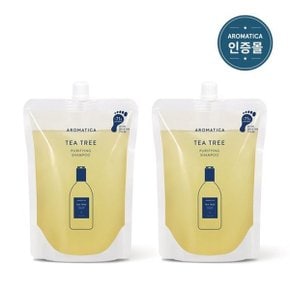 티트리 퓨리파잉 샴푸 500ml (리필) 2개