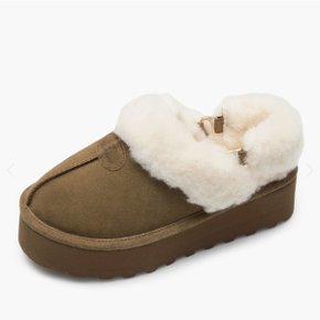 베어파우(BEARPAW) ELISA 키높이 양털슬리퍼 K2691002PDW 히커리