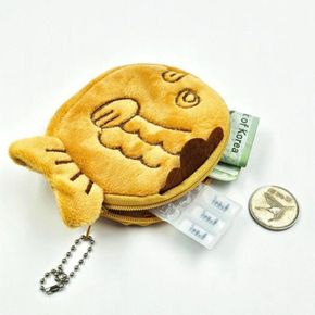 고품질 붕어빵 인형 동전지갑 파우치 붕어빵 인형 브로치 웃