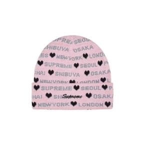 슈프림 하츠 비니 라이트 핑크 - 24FW Supreme Hearts Beanie Light Pink - 24FW