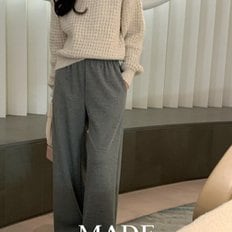 걸스데일리 / made*클린핏 밍크 밴딩팬츠