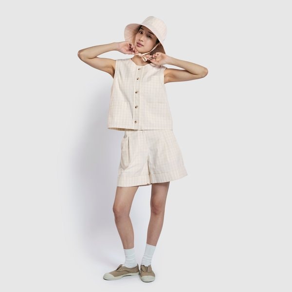 코튼 와이드 햇 J145205002006
