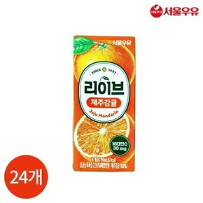 리이브 제주감귤 190ml x 24개