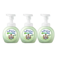 아이깨끗해 청포도 거품형 핸드솝 250ml 용기 3개입