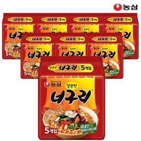  얼큰한너구리 120g x 40봉 1박스