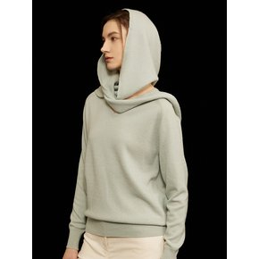 Wholegarments Hoodie Muffler Mint