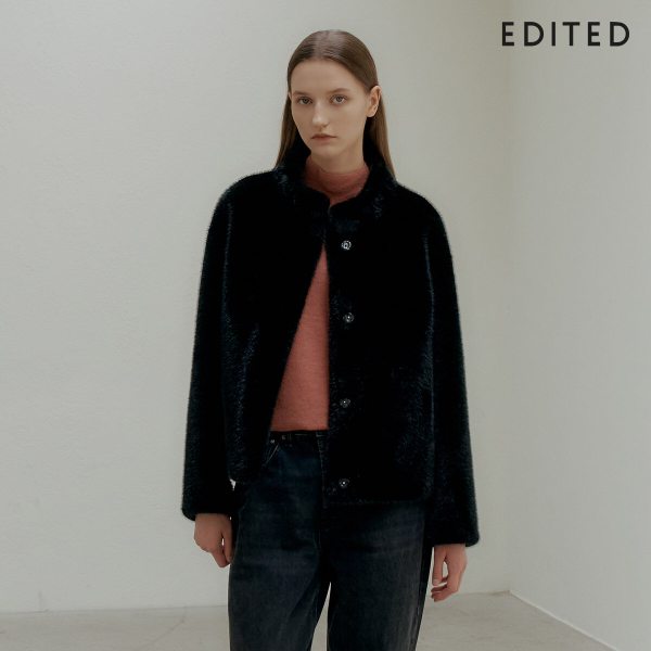 에디티드 Faux FUR 자켓
