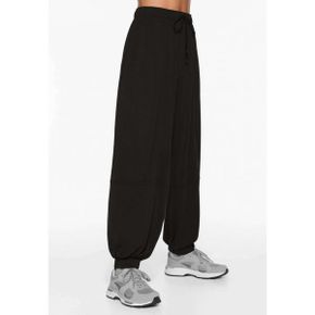 4749257 OYSHO EXTRA-WIDE WITH MODAL 31266555 - Tracksuit bottoms black