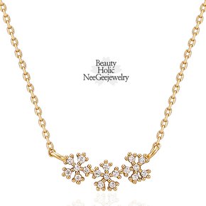 [NeeGee]14K GOLD 눈꽃송이 목걸이