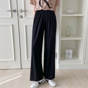여자 밴딩팬츠 여성 트레이닝바지 와이드팬츠 통바지 통바지