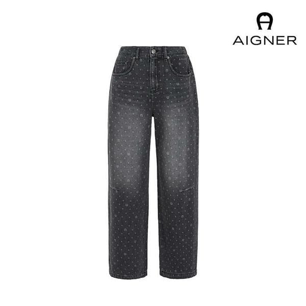 심볼 로고 데님 팬츠