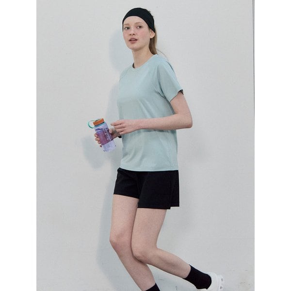 여성 쿨(COOL) 브리즈 라그란 라운드 반팔 티셔츠 LZTS3223