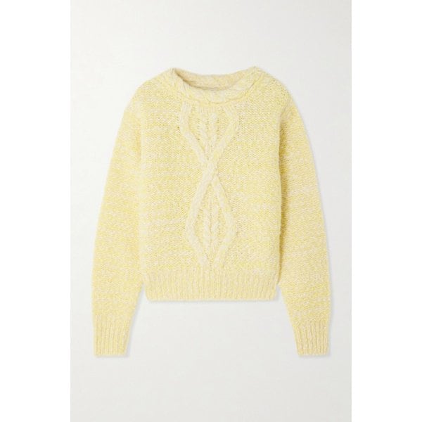 도로타 케이블 니트 알파카 블렌드 스웨터 46376663162989501