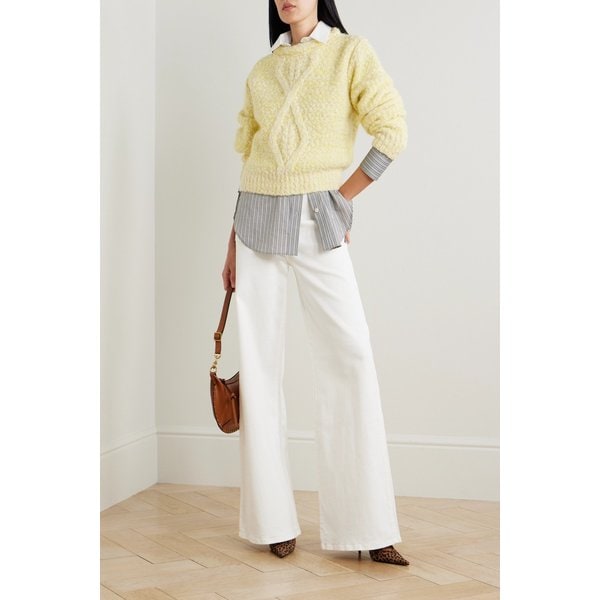 도로타 케이블 니트 알파카 블렌드 스웨터 46376663162989501