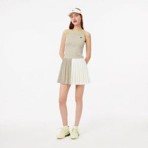 라코스테 울트라 Dry Tenniskleid 리무버블 쇼츠 반바지 - 그레이 / 화이트 / 옐로우 9