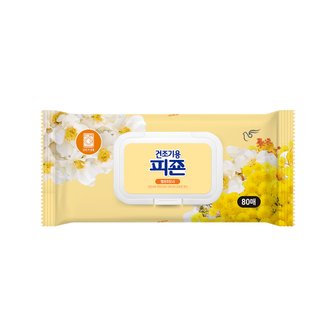 피죤 건조기용 피죤 오리지널 80매 옐로미모사