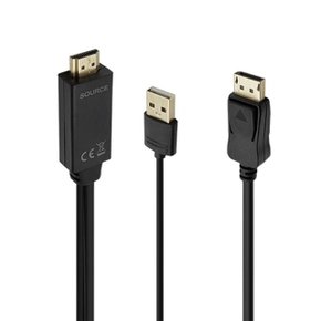 HDMI 입력 to DisplayPort 1.2 출력 케이블 2m (WD053C4)