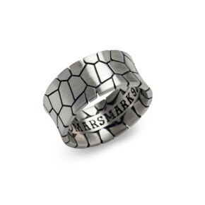 Wide Cracked Ring