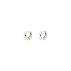 [Silver 925] Water Drop One-touch Earrings (M)