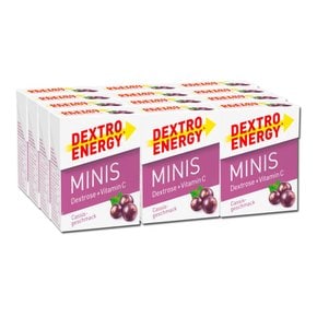 [해외직배송] 덱스트로 에너지 미니 포도당 캔디 블랙커런트 50g x 12팩