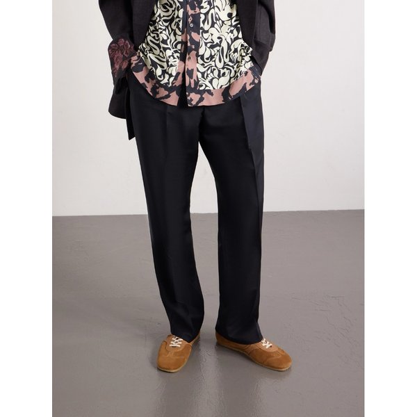 가죽 트리밍 스웨이드 스니커즈 46376663163006396