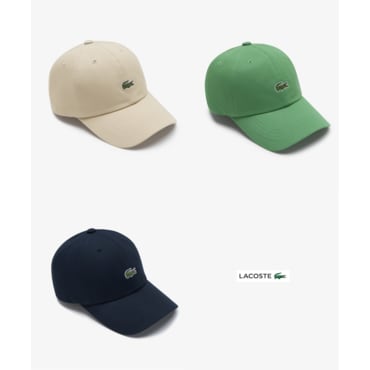 라코스테 (여성) 25SS 면 트윌 베이직 야구모자 RK209E-55G 3컬러 (택1)
