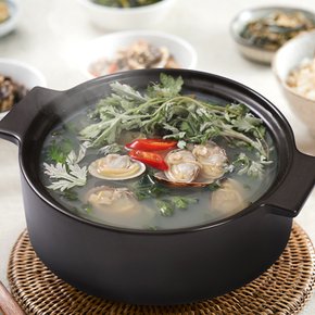 [춘백이네] 바지락쑥국세트 (바지락 500g+쑥 50g)