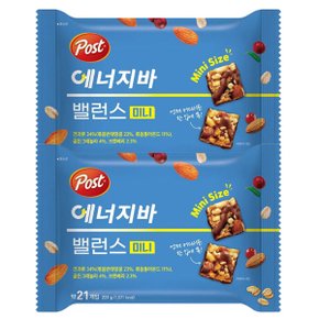 포스트 에너지바 밸런스 미니 231g x 2개