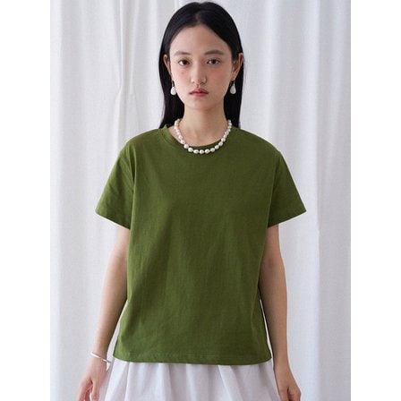 아더즈 Serene Crew Tee (Green Tea)