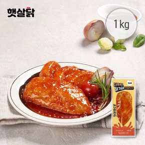 더촉촉한 닭가슴살 핫양념치킨맛 1kg(100gX10팩)