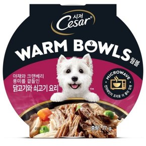 시저 웜볼  닭고기와 쇠고기 요리 77g