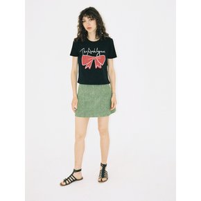 BOWY RIBBON T SHIRT_BLACK