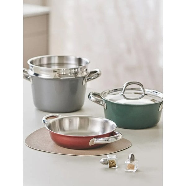 디엣지 클리어 컬러 인덕션 통3중 스텐 냄비 세트