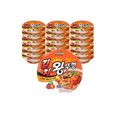 김치왕뚜껑 110g 18개