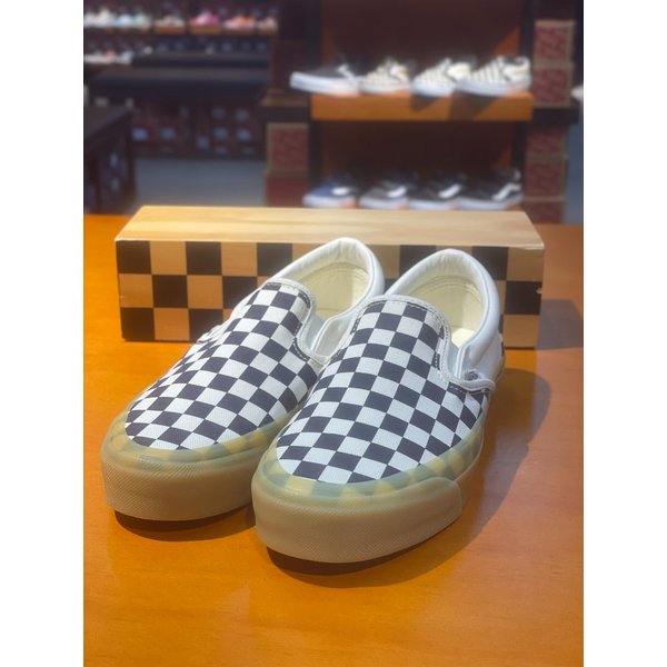 [여주점] (남여공용) 스니커즈 Lx 프리미엄 체커보드 슬립온 98 (네이비) (VN000E96GR)