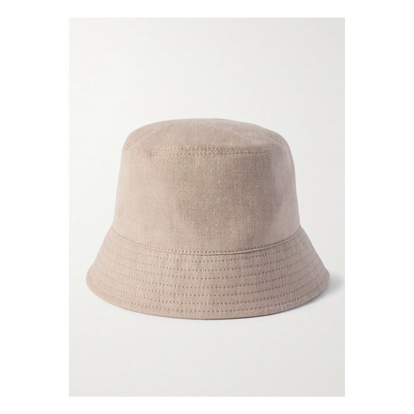 브루넬로쿠치넬리 장식 리넨 울 블렌드 버킷햇 1647597333037328