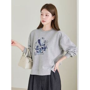 레터링 자수 루즈핏 맨투맨 M2609TS081C_P437678867