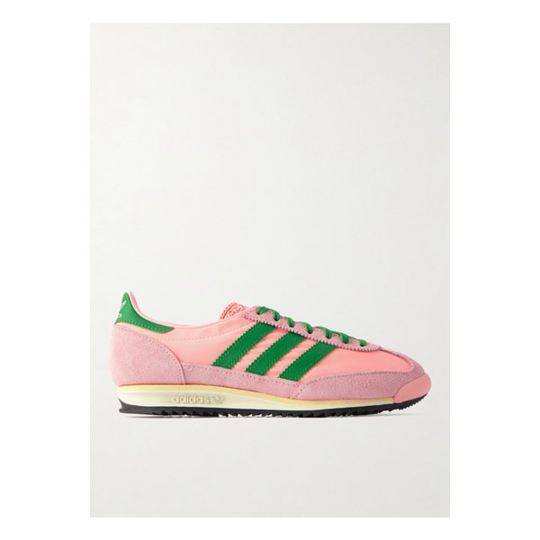 삼바 72 Og 스웨이드 가죽 트리밍 캔버스 스니커즈 베이비 핑크 46376663162926256