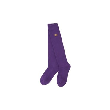 왁 Women Logo Knee Socks_WGLCX24617PPX