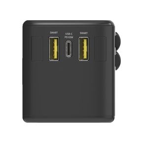 올인원 멀티플러그 PPS고속충전 USB-A C타입 여행용