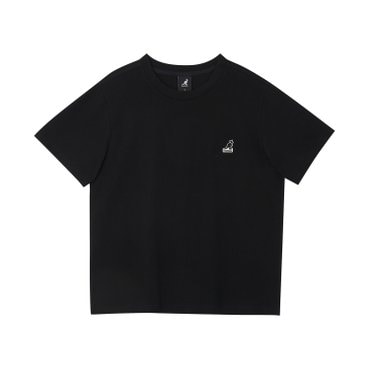 캉골 우먼스 러시 로고 반팔 티셔츠 2798 블랙 (KREWST27980)