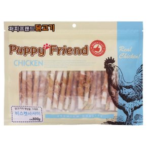 PF 치킨 간식 강아지 사사미 치킨 비스켓 300g