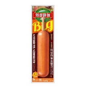 롯데햄 빅 의성마늘 프랑크 소시지 90g / 핫바 후랑크 소세지
