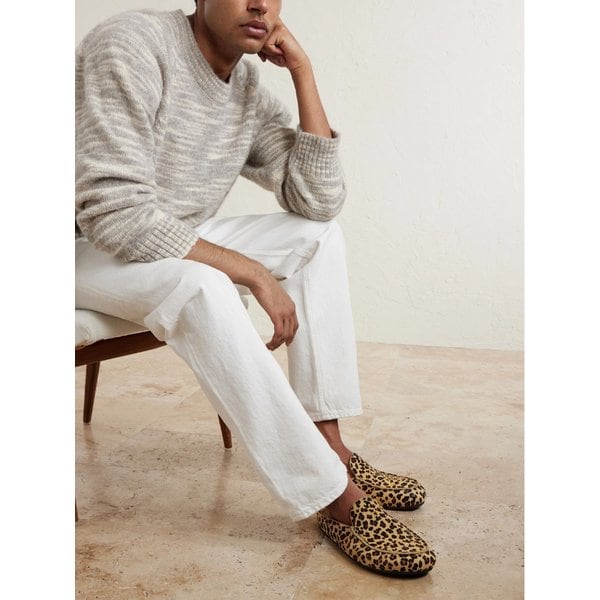 비니스 도니 레오파드 프린트 포니헤어 로퍼 46376663163018424